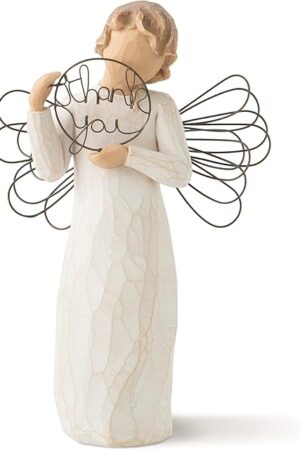 Willow Tree Just for You Angel, with Sincere Thanks, A Gift to Express Appreciation and Thankfulness for Teachers, Volunteers, Donors, Caregivers, Friends, Sculpted Hand-Painted Angel Figure