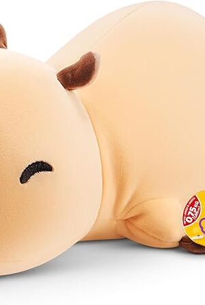 Capybara Connie by ZURU, Small, 1.65 lbs, Cuddly Squishy Weighted Plush, Sleeping Pillow Plush, Stuffed Animal (Capybara)
