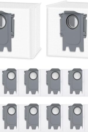 14 Pack Dust Bag Compatible with Roborock Q7 M5+, Q10 S5+/Q10 X5+, Q5, Q5+, Q5 Pro+ Q5 Max+ S8+ S8 Pro Ultra S7 MaxV Ultra S7 Pro Ultra Q7+ Q7 Max+ T8 Q5+ G10S PRO Q7 Max+ Q8 Max+ Robot Vacuum Cleaner