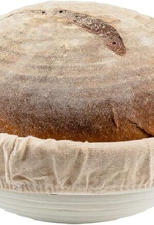 9 inch Round Banneton Bread Proofing Basket Liner SUGUS HOUSE Brotform Dough Rising Baking Bowl Dough Gifts for Bakers Proving Baskets for Sourdough