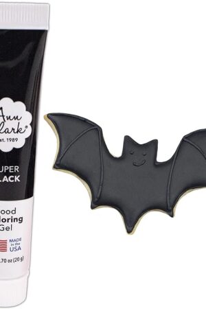 Ann Clark Super Black Food Coloring Gel .70 oz. Professional Grade Made in USA