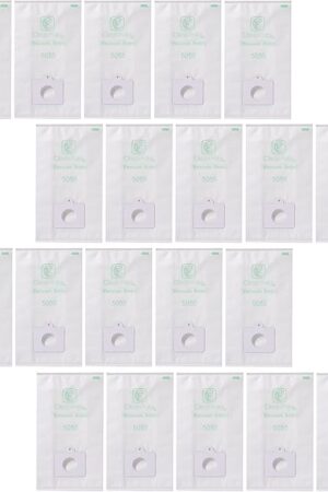 CF Clean Fairy 20Pack Replacement Micro Filtration Vacuum Bags Compatible With Kenmore Canister Type C/Q, 5055, 50557, 50558, 53292 Panasonic Type C-5 Models