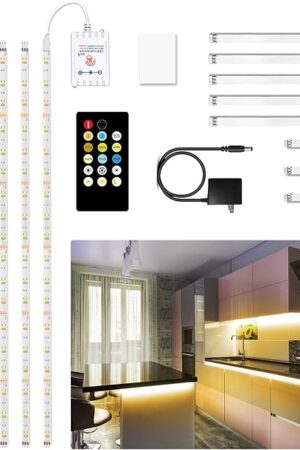 DAYBETTER Under Cabinet Lights LED Strip Lights 2700K-6500K Warm to Daylight White 9.8ft