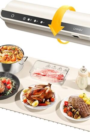 Warming Mat for Food,Food Warming Mat,Electric Warming Tray for Buffets Party and Home Daily Use,Heating Fastly in 10s,Portable Design,Timed Function for Your Family.