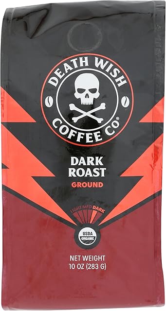 Death Wish Coffee Coffee Grnd Dark Roast 10 OZ