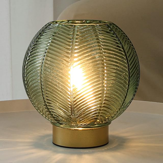 Battery Powered Lamp Table Lamp Green