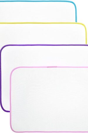 4 Pack Ironing Cloth to Protect Clothes Pressing Cloth for Ironing Protective Insulation Mat Scorch Saving Mesh Board Cover Pad Press Scorch Iron Board Cover Pad to Protect Clothes