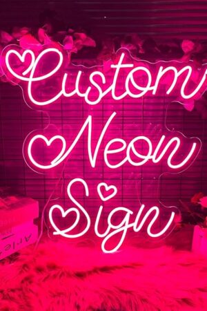 Custom Neon Sign for Wall Decor Personalized LED Neon Wedding Light Sign Customizable Bedroom Room Decor Aesthetic Birthday Gift
