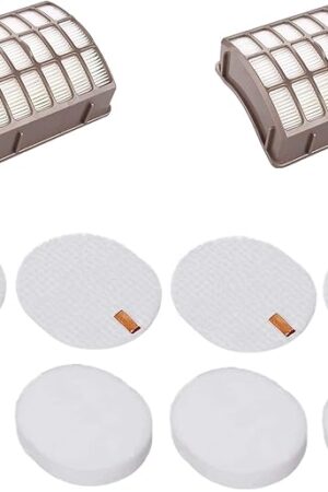 Vacuum Hepa Filter Replacement for Shark Navigator Professional Upright NV60, NV60 26, NV70, NV70 26, NV71, NV80, NV80 26, NVC80C, NV90,NV90 26, NV95, UV420, NV130, NV141. Part # XFF80 & XHF80