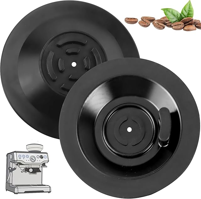 BOGDA Espresso Backflush Cleaning Disc 54mm, 2 Pack Fit For Bre-Ville Cleaning Disc And Bre-Ville Part BES870XL/11.2 Rubber Disks, BES870XL/ BES878BSS/ BES880 etc