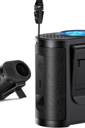 2025 AI Portable Fan Personal Waist Fan Dual-Sided Clip Personal Neck Fan
