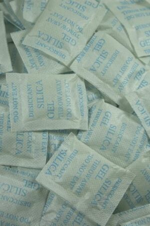Desiccant Packs 100 Packets 2 Gram Premium Silica Gel Moisture Absorber for Storage Food Contact Safes