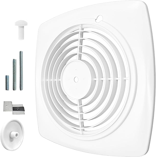 97011790 S97011790 Grille Conversion Kit Replacement for Nutone Broan Through The Wall Ventilation Fan Part 509S-A 509S-B 509SMG 503 505 507 509S Bathroom Kitchen Exhaust Fan Cover