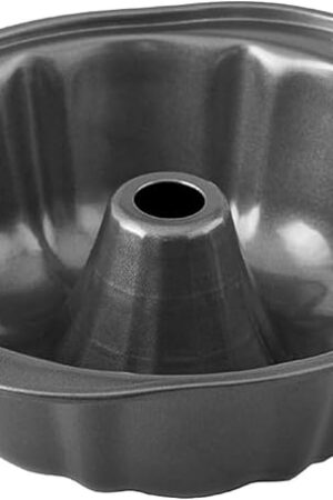 Wilton Gold Premium Non-Stick Warp-Resistant Bakeware, Made without PFAs, Fluted Tube Pan, 9.49 in, Packaging May Vary