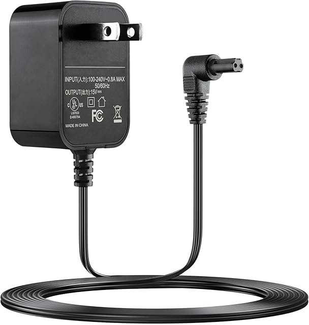 CJP-Geek AC Adapter Charger for Black and Decker Floor Sweeper HFS413J33 HFS115J10 Power