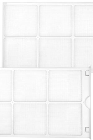 WJ85X21746 for GE Window Air Conditioner Filter Replacement for AHQ06LYQ1, AHQ06LYW1, AHR05LWQ1, AHR05LWQ2, Replaces A0010209471,AP6280063, Room Air Conditioner Filter Replacement（2 Pack）