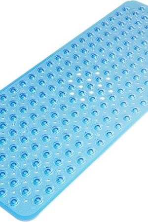 AmazerBath Non Slip Shower Mat, Shower Stall Mats with Suction Cups and Drain Holes for Elderly & Kids