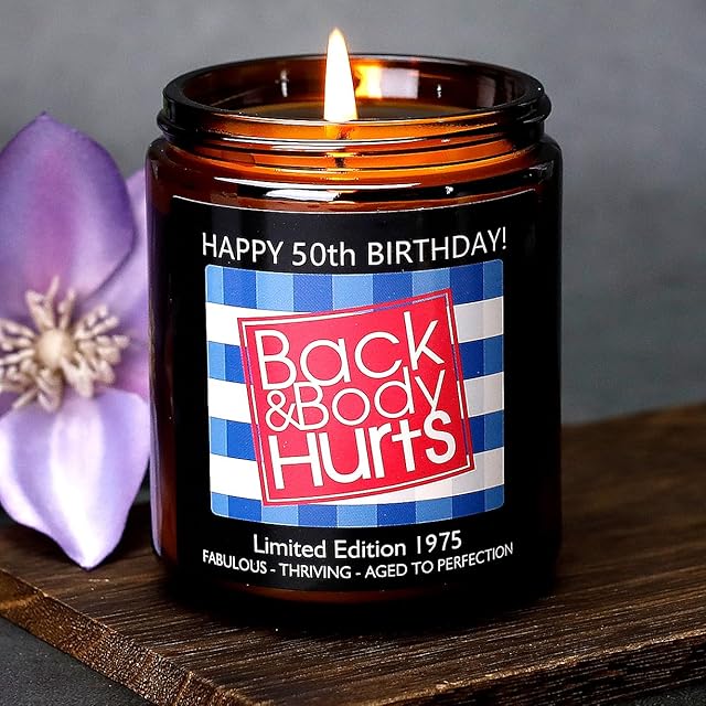 50th Birthday Gifts for Her and Him, 50th Birthday Decorations for Women Men, Funny Birthday Gifts for Women Mom Dad Husband Wife Friends Sister, Cool Best Gift Ideas for 50 Year Old Woman