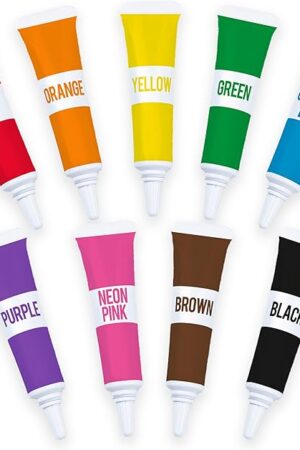 Cake Mate 9-Pack Gel Food Coloring Set for Easter Egg Dying - Assorted Colors for All Your Baking Needs, Perfect for Cakes, Cookies, and More (0.67oz per container)