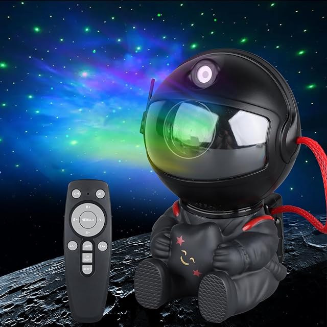 Astronaut Star Projector Star Projector Galaxy Light Led Lights Original Black
