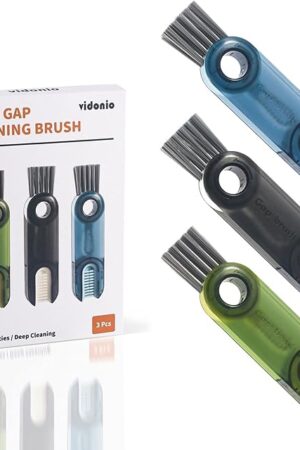3 in 1 Cup Lid Gap Cleaning Brush Set, Multifunctional Insulation Bottle Cleaning Tools, Mutipurpose Tiny Silicone Cup Holder Cleaner, Home Kitchen Cleaning Tools