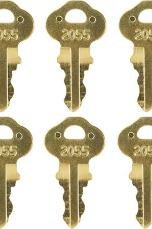2055 Dispenser Key Replacement for Brad Toilet Paper Dispensers P15-398 (Pack of 6)