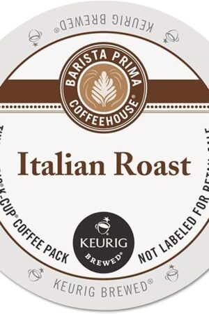 Barista Prima Coffeehouse® Single-Serve Coffee K-Cup® Pods, Italian Roast, Carton Of 24