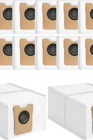 14-Pack C20 Omni Replacement Dust Bags Compatible with for Eufy C10, C20 Omni Robot Vacuum, Vacuum Bags for Eufy, Large Capacity Disposable Dust Bags