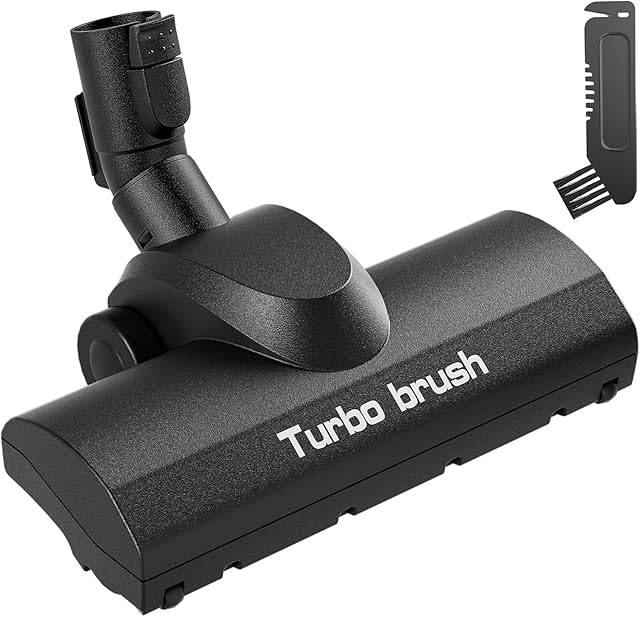 Turbo Brush Compatible with Miele C1 C2 C3 CX1 Vacuum Cleaners, Air Driven Floorhead for Low to Medium Pile Carpets Rugs Stairs and Hard Floors