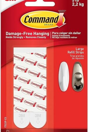 Command Mounting Refill Strips, Large, 6-Strip