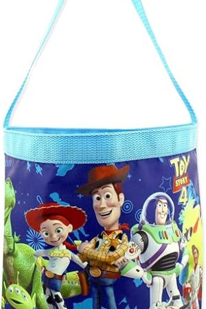Disney Toy Story 4 Collapsible Nylon Halloween Bucket Tote Bag