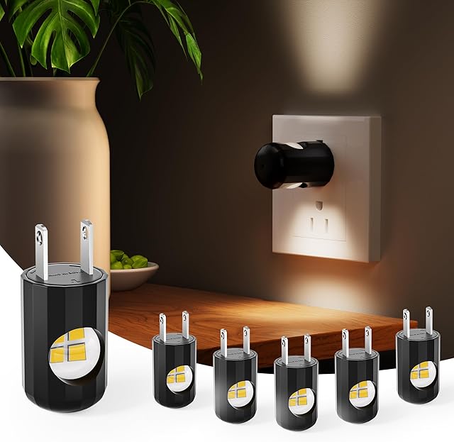 6 Pack LED Night Lights Soft White