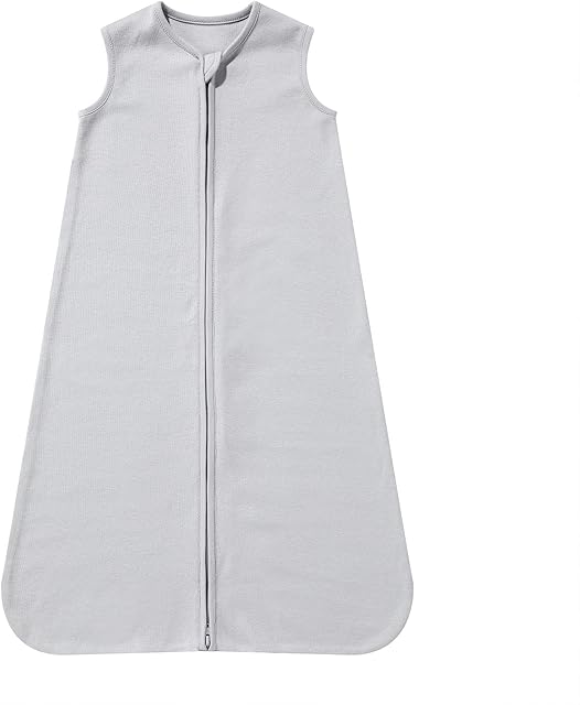 DaysU Cotton Baby Sleep Sack, Baby Sleeping Bag with Two-Way Zipper, 0.5 TOG Wearable Blanket for Newborn Baby Boys and Girls