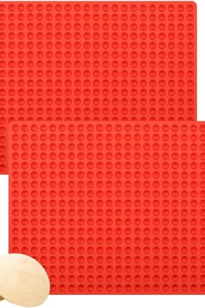 2 Pcs Mini Round Silicone Molds, 468 Cavity Semi Sphere Molds for Homemade Chocolate Chips, Candy, Baking, Wax Melts Beads, Ice Balls, Dog Training Treats