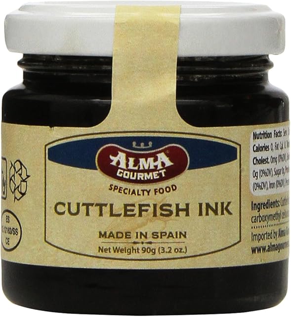 Alma Gourmet Cuttlefish Squid Ink | 3.2oz (90g) Jar