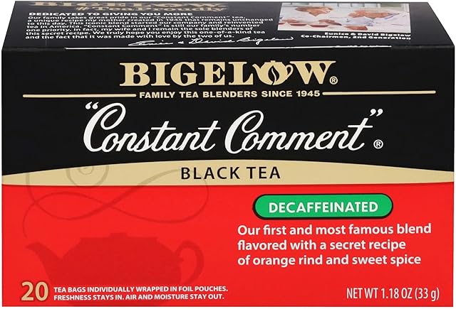 Bigelow Constant Comment Decaf Tea 1.18 OZ(Pack of 2)