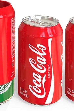 BeekSkin Skywin Silicone Can Covers that Look Like Soda - 3 Pack 12 oz (355ml), Reusable & Durable Soda Can Cover, Fun Kozies for Cans for Camping, Parties, Outdoor, Beach Accessories (Red)