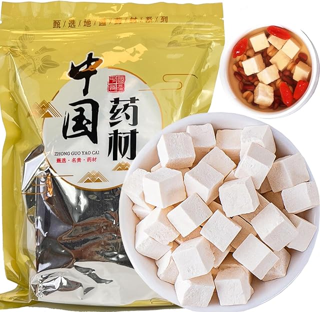 500g(17.6 oz) Fu Ling - Poria Cocos Fungus, 백복령(白茯苓) from 100% Nature (茯苓)