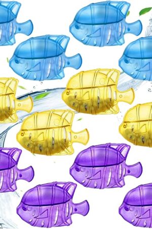 12PCS Universal Humidifier Tank Cleaner,Demineralization Cleaning Ball for Most Humidifier & Fish Tank, Purifies Water, Eliminates White Dust and Odor, Prevents Hard Water Build-Up