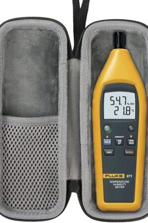 co2CREA Hard Travel Case Replacement for Fluke 971 Temperature Humidity Meter