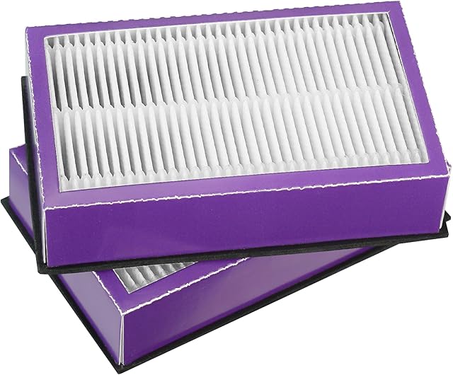 2 Pack Replacement 107005 Upright & Half Vacuum Cleaner HEPA Filter for Proteam for ProForce for ProGen SHV100 1200XP 1500XP Vacuum Models