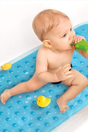 Baby Bath Mat Non Slip Bathtub Mat for Kids, Machine Washable Bath Tub Shower Mat