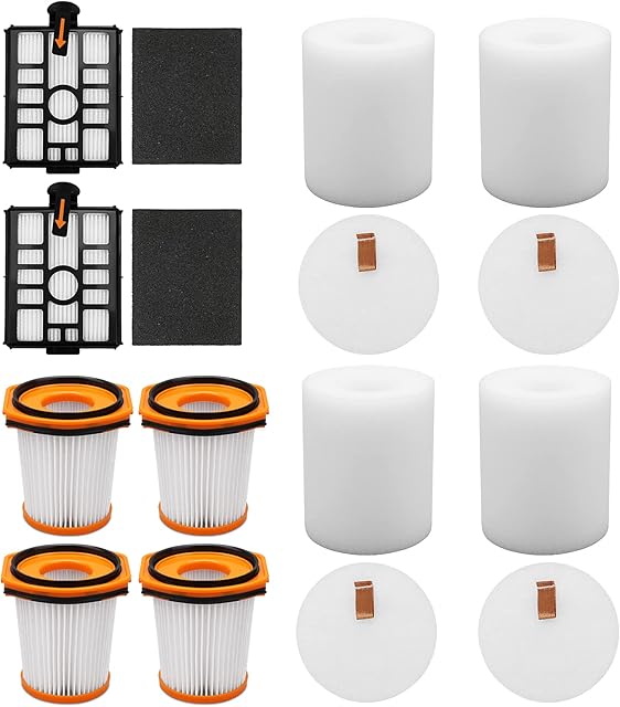 WS642AE Filter Foam Kit for Shark WS642AE Wandvac System Ultra-Lightweight Powerful Cordless Stick Vacuum