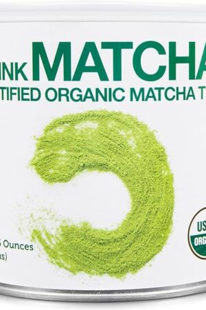 DrinkMatcha Organic Matcha Green Tea Powder 1 LB 100% Pure Matcha | Nothing Added | Perfect for Lattes, Smoothies, Baking (16 Ounce)