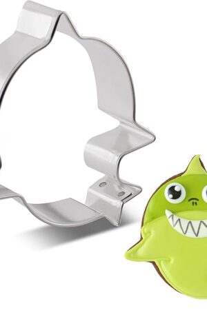 Ann Clark Cookie Cutters Little Shark Cookie Cutter, 3.75" Made in USA