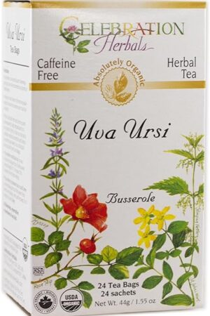 CELEBRATION HERBALS Uva Ursi Tea Organic 24 Bag, 0.02 Pound