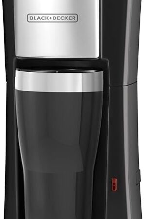BLACK+DECKER CM618 Single Serve Coffee Maker, Black