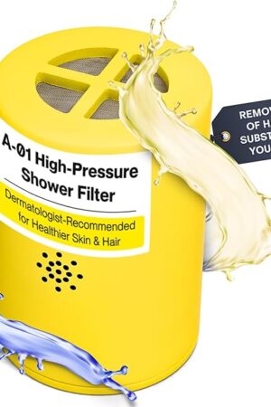 Afina Replacement Filter for Afina Filtered Showerhead & Shower Filter - High Pressure Shower - Reduces Dry Itchy Skin, Dandruff, Eczema, and Dramatically Improves The Condition of Your Skin and Hair
