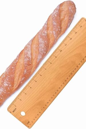 Baguette Transfer Peel, Flipping Board for Baking of French Baguette Bread, Loaves and Ciabatta, Keep Dough in Shape, Made with Food-Grade Premium Beech Wood