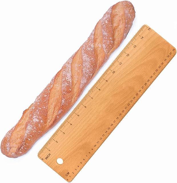Baguette Transfer Peel, Flipping Board for Baking of French Baguette Bread, Loaves and Ciabatta, Keep Dough in Shape, Made with Food-Grade Premium Beech Wood